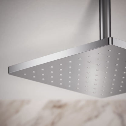 Honesty Square 10" Single Function 2.5 GPM Rainhead with MasterClean Sprayface