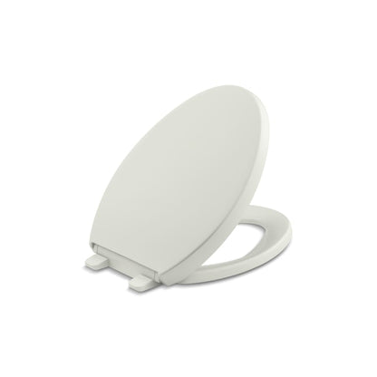 Reveal Elongated Closed-Front Toilet Seat with Grip Tight Bumpers, Quiet-Close Seat, and Quick-Attach Hinges