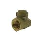 Swing Check Valve, 1/2 in, FNPT, Brass
