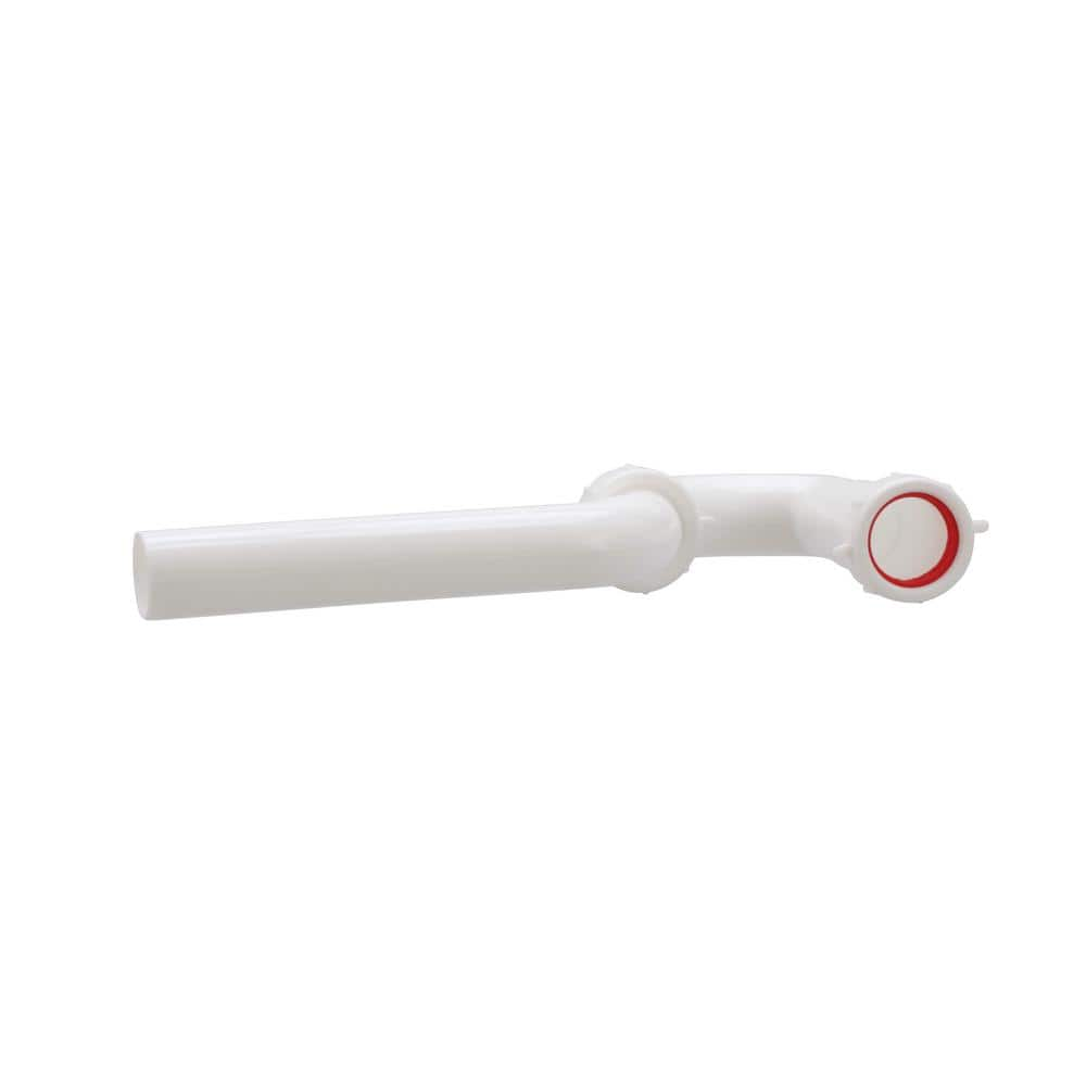 1-1/4 in. White Plastic Sink Drain P- Trap