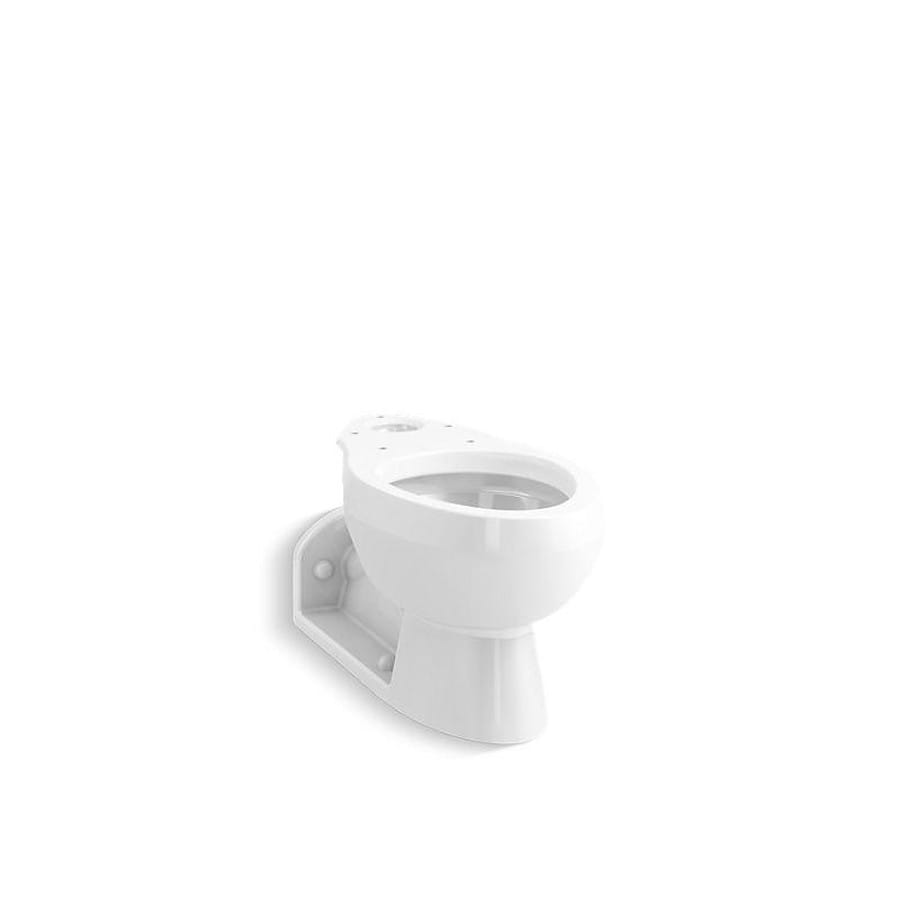 Barrington™ Toilet Bowl, Floor Mount, 4 in Rough, Elongated, White
