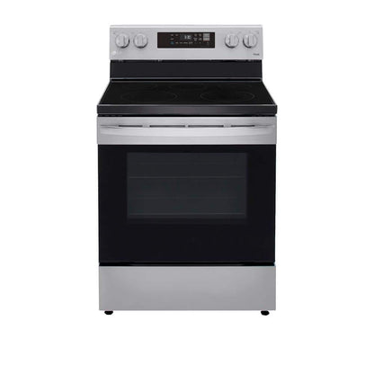 30"W 6.3Cuft Electric Smoothtop Smart Range Stainless Steel