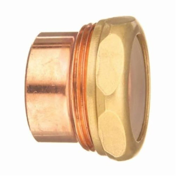 DWV Slip Joint Adapter, 1-1/2 in, Fitting x Slip Joint, Copper