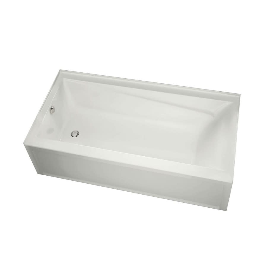 Exhibit Alcove Tub, 72 x 36 x 18 in, Left Hand Drain, White