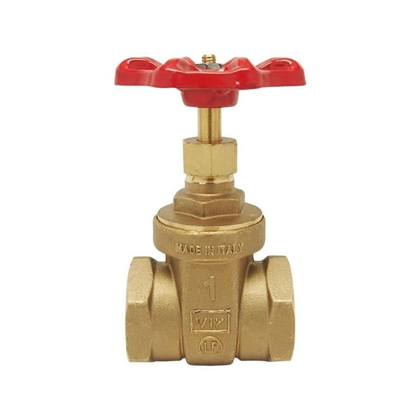 206AB Non-Rising Stem Gate Valve, 1-1/2 in, FNPT, Brass