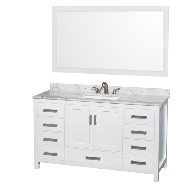 Sheffield Single Bathroom Vanity - 60W x 35H x 22D