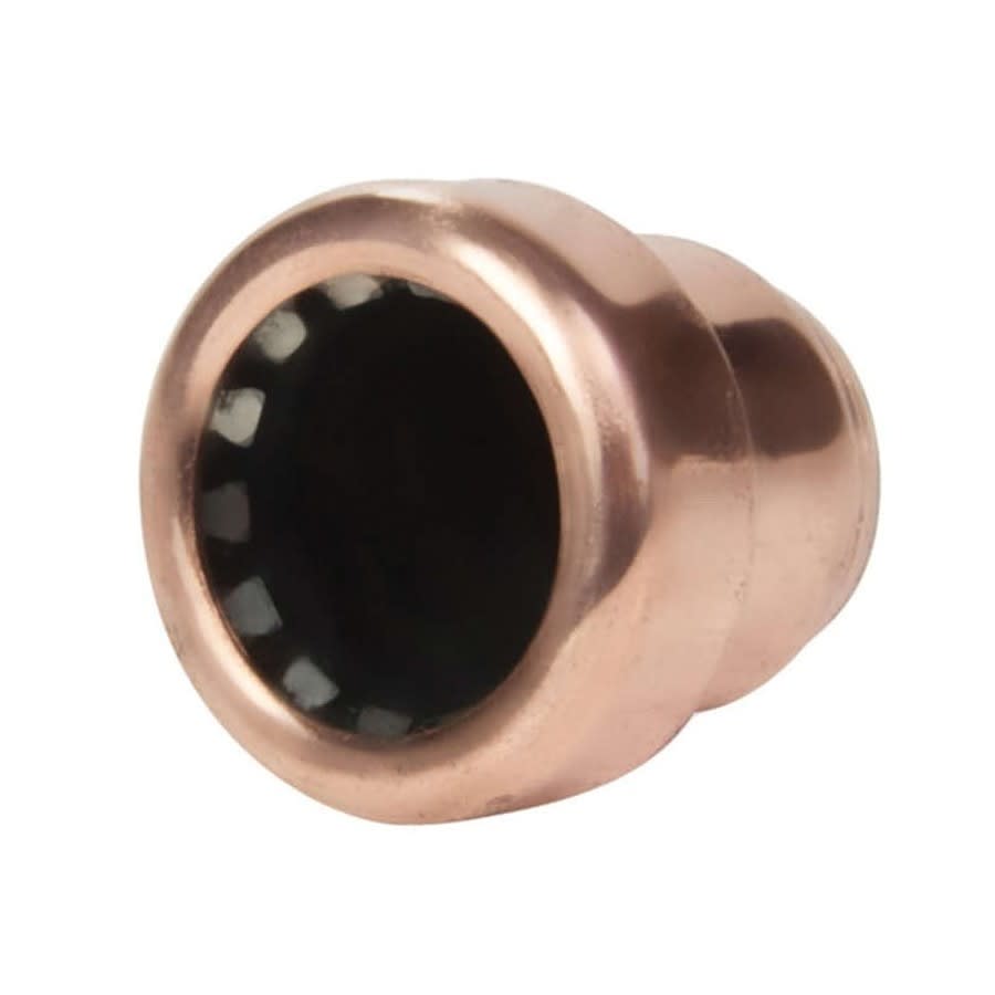 CopperLOC™ Cap, 3/4 in, Push, Copper