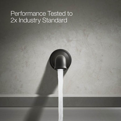 Artifacts Non Diverter Wall Mounted Tub Spout with Flare Design