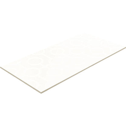 Luminique Arctic White Rectangle, Fluted 12X24 Glossy
