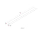 Crown Moulding-- 2 3/8"W x120"H x 3/4"D