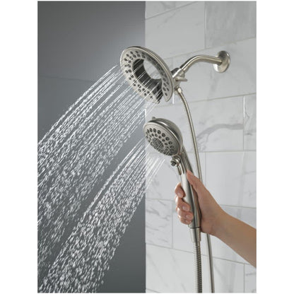 In2ition 2.5 GPM Multi Function Shower Head with Touch-Clean