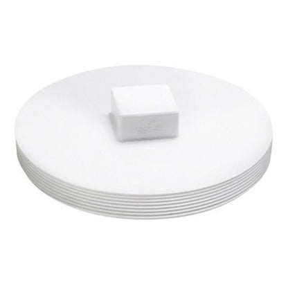 Plug, 6 in, MNPT, DWV, PVC