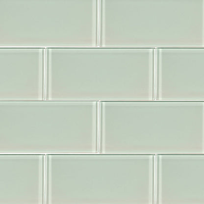 Arctic Ice Glass Tile 3x6