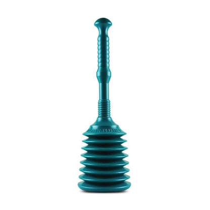 Plunger designed for sink, bath, shower and floor drains in, teal