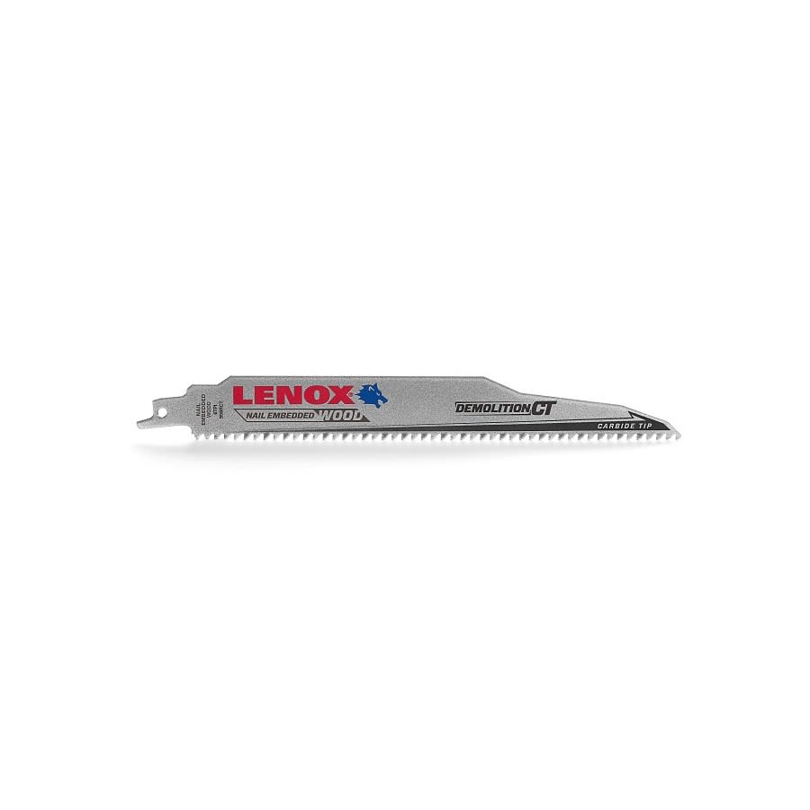 DEMOLITION CT™ Carbide Tip Demolition Reciprocating Saw Blade, 9 in L, 6 tpi, 0.05 in THK