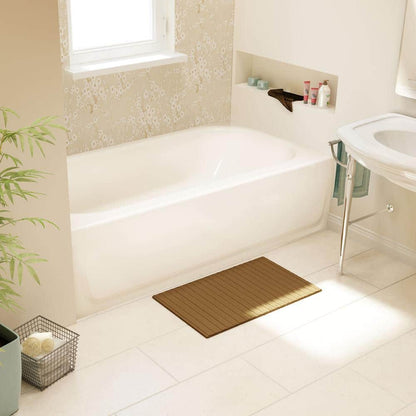 Aloha 60 in. x 30 in. Soaking Bathtub with Right Drain in White