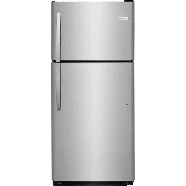 30 in. 20.4 cu. ft. Top Freezer Refrigerator in Stainless Steel