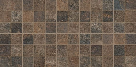 Slate Attache Multi Brown Straight Joint 2X2 Matte