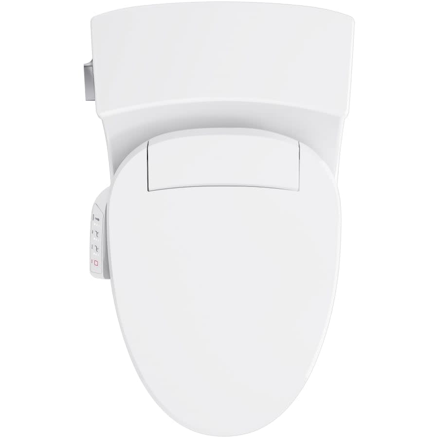 San Souci 1.28 GPF One Piece Toilet with Left Hand Lever - Requires Separate Purchase of K-26132-CSP OR K-27142-CR Bidet Seats