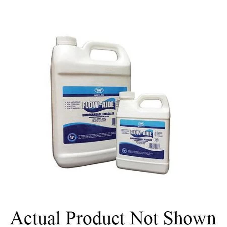 FLOW-AIDE Biodegradable System Descaler, 1 qt Plastic Jug With Spout, Liquid, Yellow, Citrus