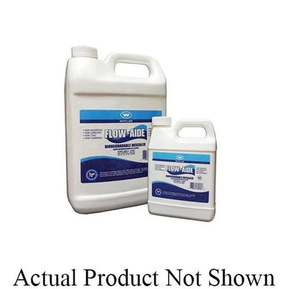 FLOW-AIDE Biodegradable System Descaler, 1 qt Plastic Jug With Spout, Liquid, Yellow, Citrus