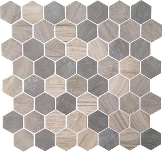 Crosswood Pelican Hexagon 1.5X1.5 Matte
