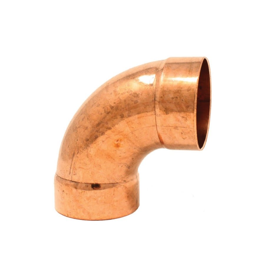 DWV 90 deg Elbow, 1-1/2 in, C, Copper
