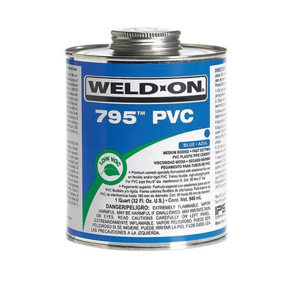 795™ Medium Body Cement, 1 pt, Clear, For PVC