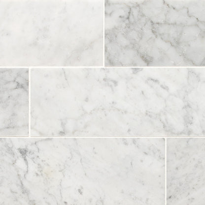 Carrara White Marble Tile 4x12