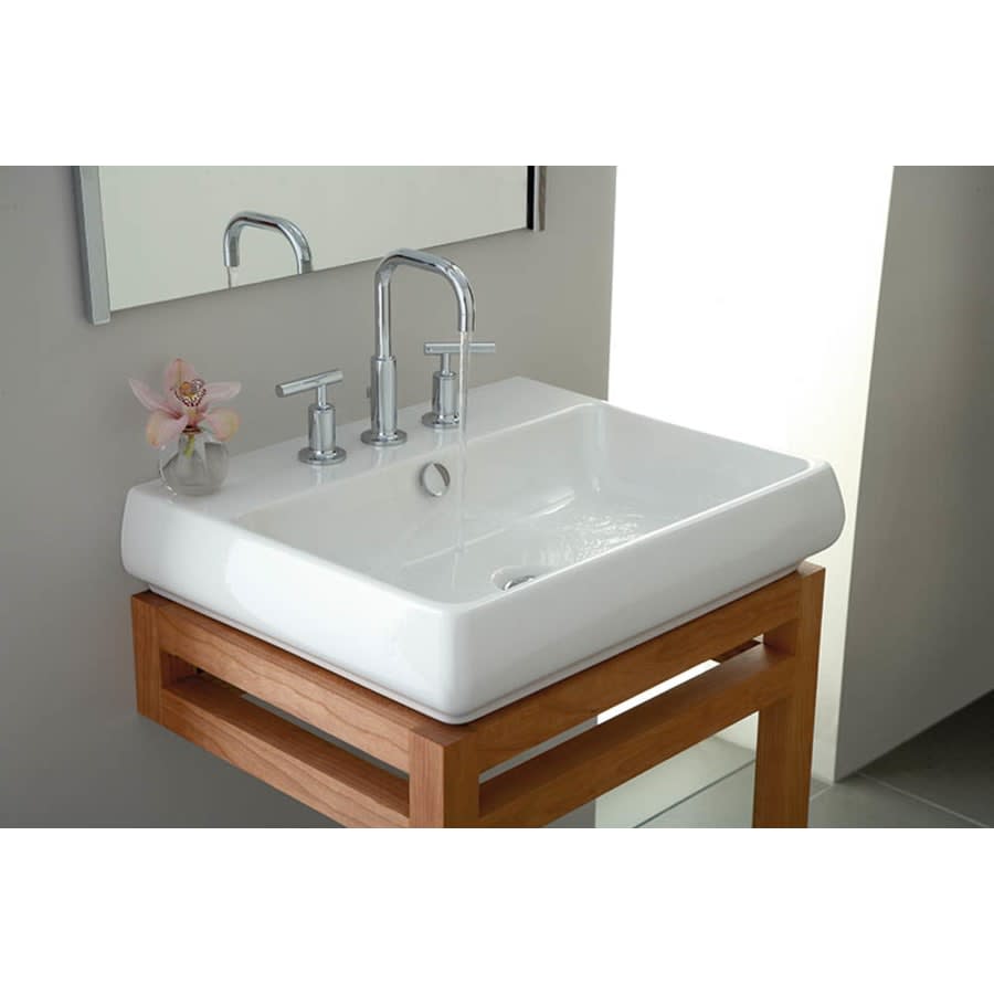 Purist 1.2 GPM Widespread Bathroom Faucet with Pop-Up Drain Assembly