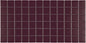 Color Wheel Mosaic Plum Crazy Straight Joint 1X6 Glossy