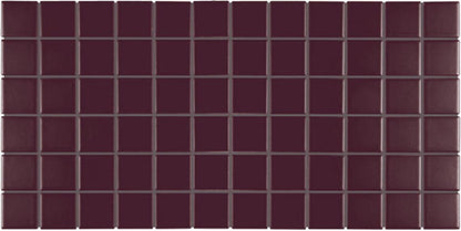 Color Wheel Mosaic Plum Crazy Hexagon 1.5X1.5 Glossy