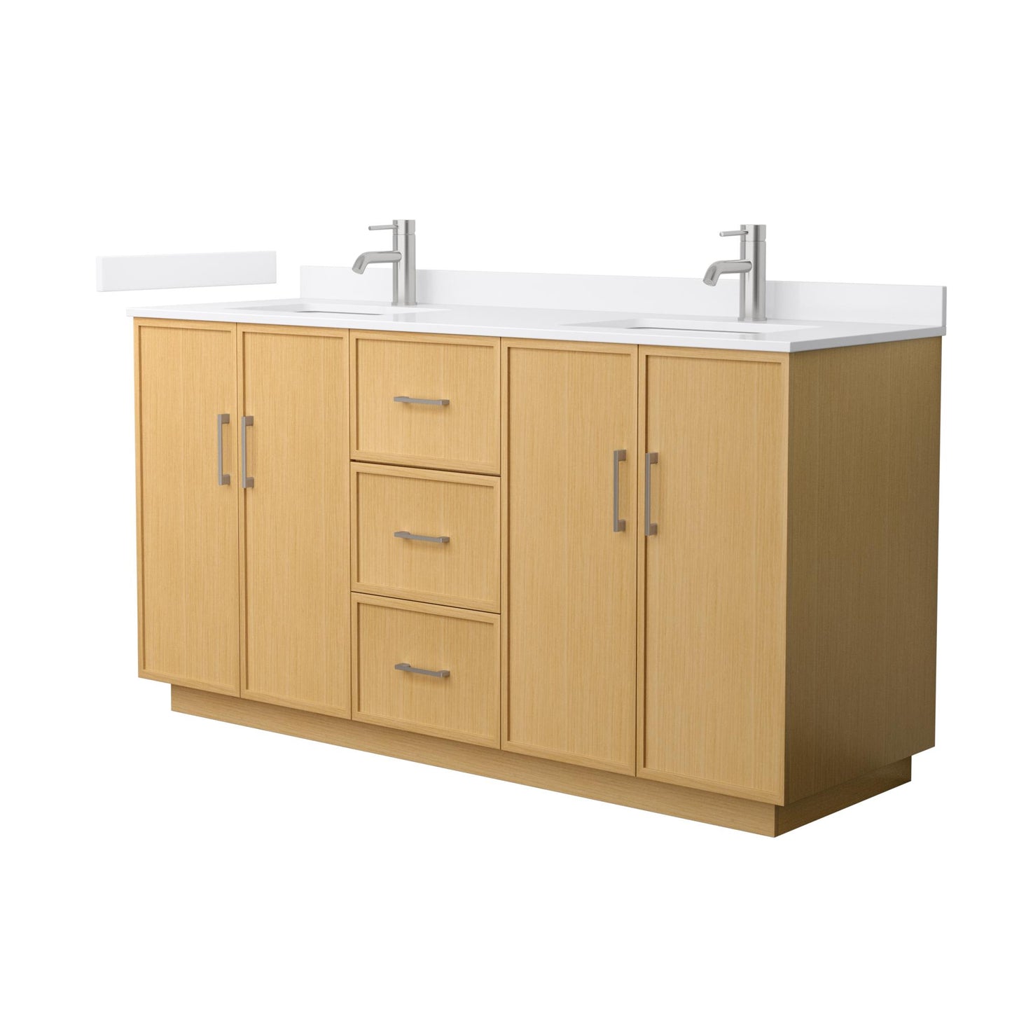 Elan Double Bathroom Vanity with Toe Kick - 66W x 35H x 22D