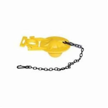 Hornet® X Universal Toilet Flapper With Universal Trunion, EPDM, Black/Yellow