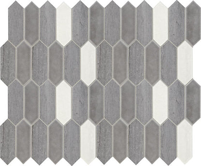 Fonte Heather Harbor Blend Picket, Straight Edge 2X6 Mix