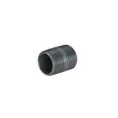 Nipple, 6 in, 8 in L, MNPT, Steel, Black, SCH 40/STD
