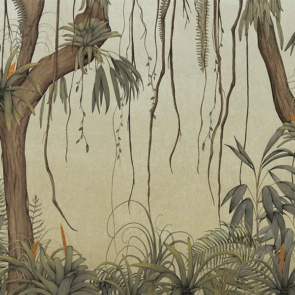 SKINS ART VINES NATURAL (Non-Woven Fabric) (Make to order)