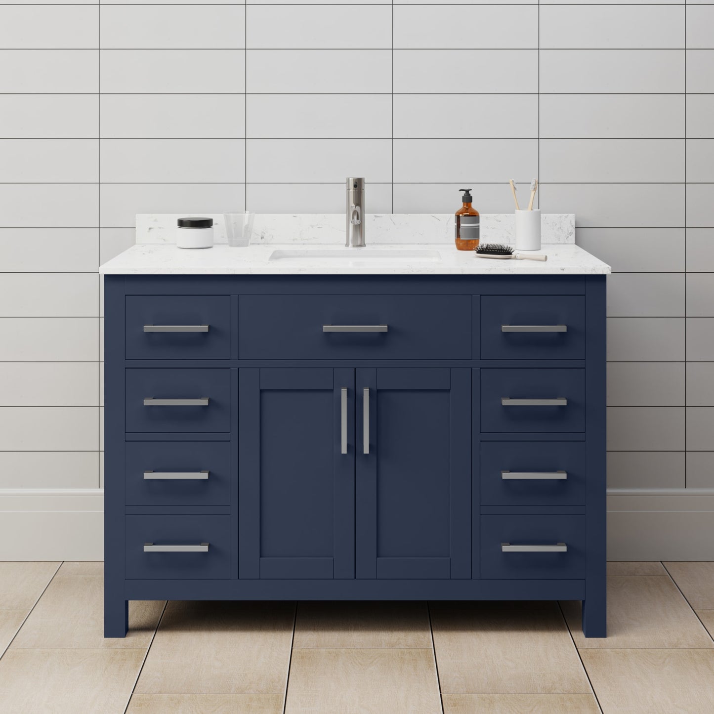 Beckett Single Bathroom Vanity - 48W x 35H x 22D
