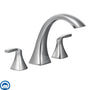 Voss Deck Mounted Roman Tub Filler Trim - Less Valve