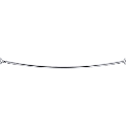 Expanse 60" - 72" Adjustable Curved Shower Rod with Traditional Design