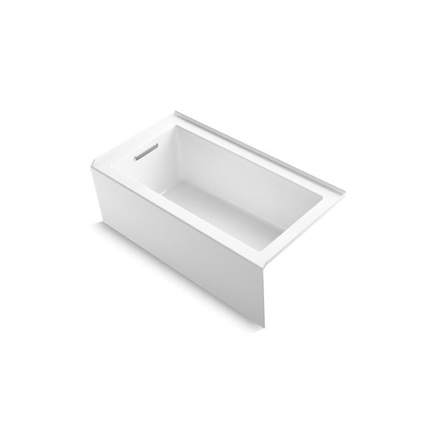 Underscore® Alcove Tub, ADA, 60 x 32 x 19 in, Left Hand Drain, White