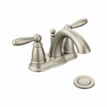 Brantford™ Centerset Lavatory Faucet, ADA, 2 Handle, 2-Hole, 1.2 gpm, Brushed Nickel