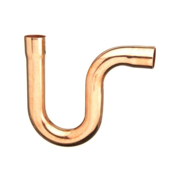 Suction Line P-Trap, 1-1/2 in, C, Copper