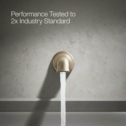 Artifacts Non Diverter Wall Mounted Tub Spout with Flare Design