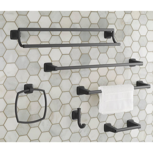 Townsend Single Post Towel Ring