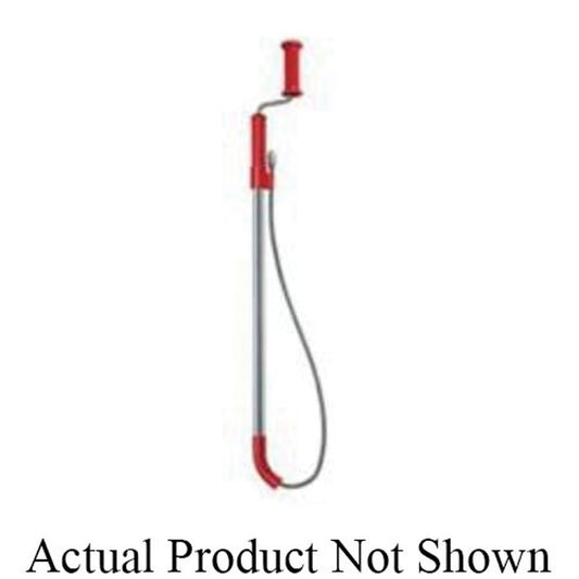 K-3 Toilet Auger With Bulb Head, Tri-Wrap Cable, 3 ft L Cable, Ergonomic Handle