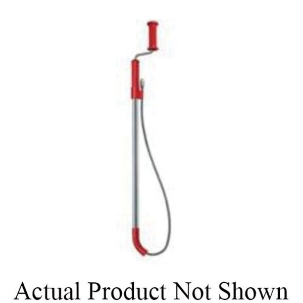 K-3 Toilet Auger With Bulb Head, Tri-Wrap Cable, 3 ft L Cable, Ergonomic Handle