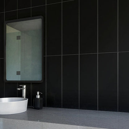 Color Wheel Classic Matte Black Rectangle 3X6 Matte
