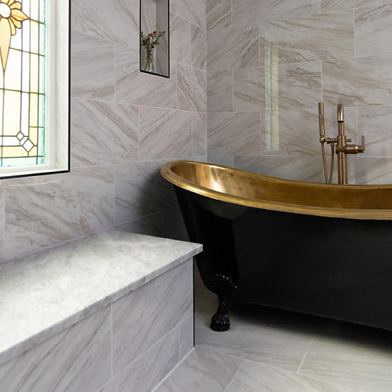 Perpetuo Timeless White Square 12X12 Polished
