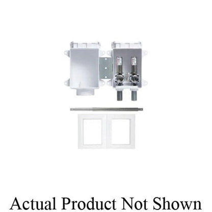 OxBox™ Washing Machine Outlet Box, 1/2 in, Viega® PureFlow® PEX x 3/4 in, Viega® PureFlow® PEX Outlet, ABS